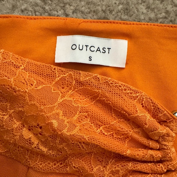 Outcast Bandeau - Lightweight, flowy orange bandeau - Sz. S - Picture 4 of 6